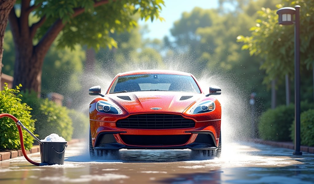 DIY car wash at home