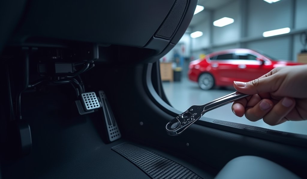 brake pedal free play adjustment