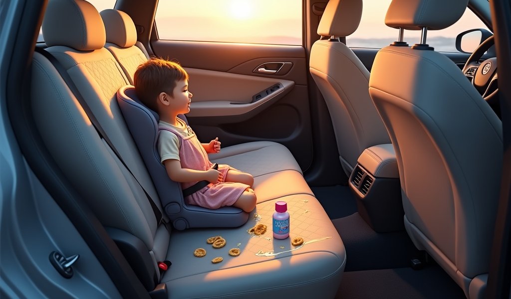 child food spills car protection