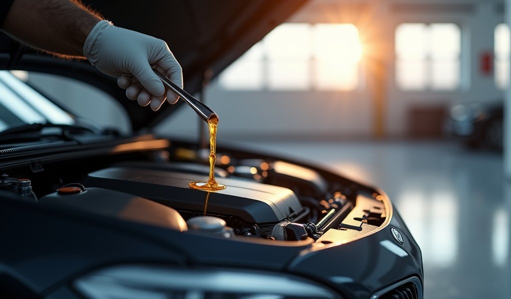 how to check engine oil