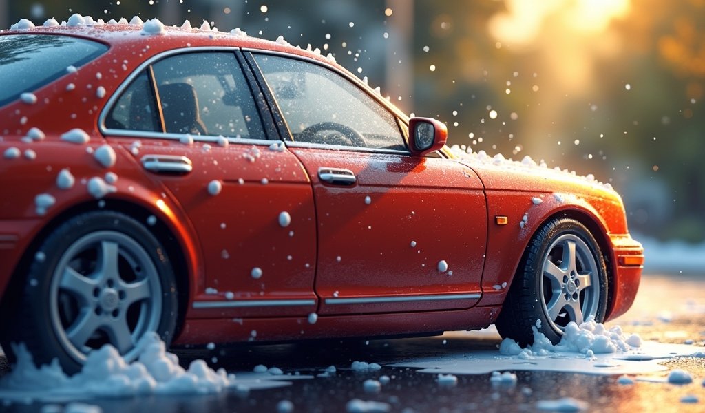 how to hand wash a car