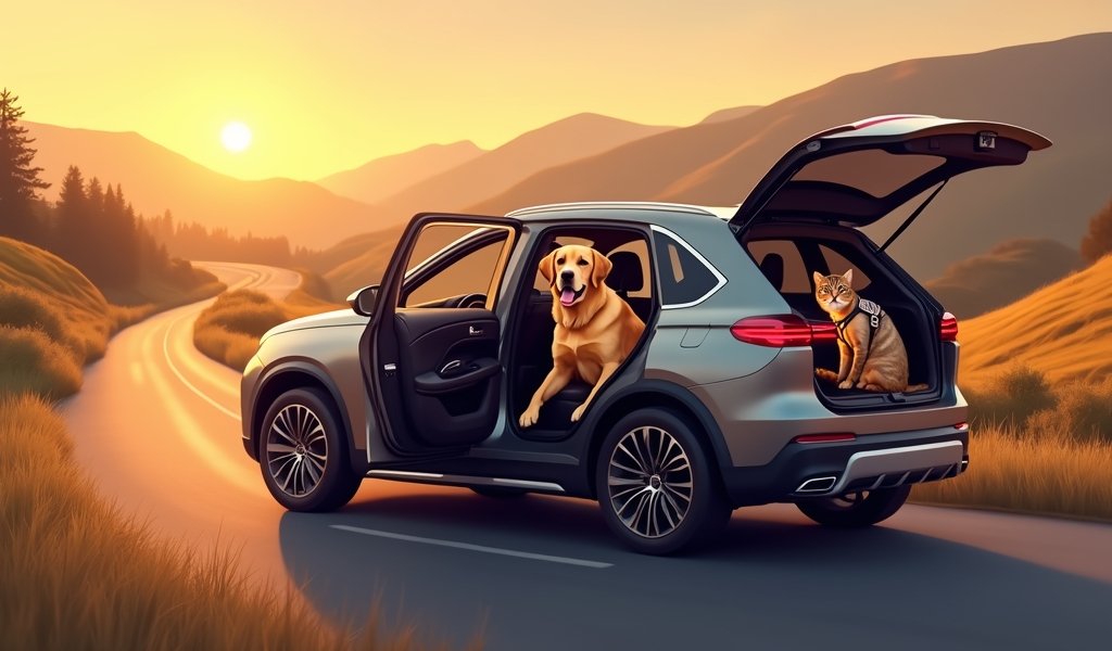 traveling with pets in car