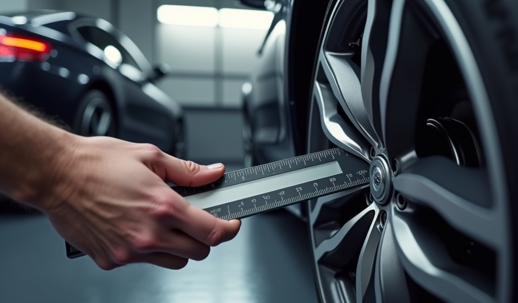 tread depth gauge measurement